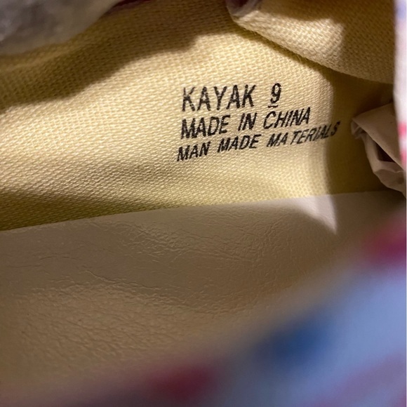 Corkys Pink Multi Kayak Slip On Sneaker Size 9 - Picture 5 of 7